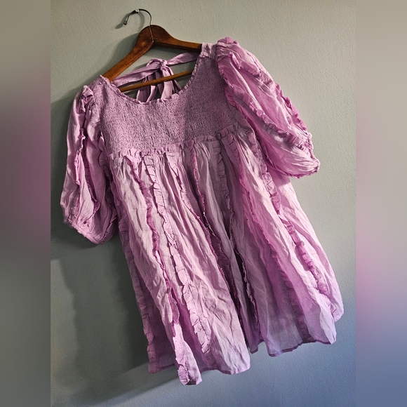 Free People More To Ruffle Top New Size XL - Picture 4 of 10